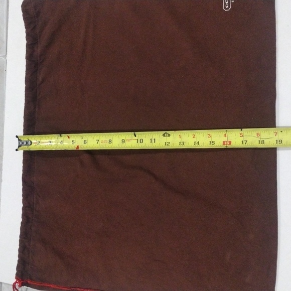 COACH Burgundy & Red Drawstring Dust Bag | 19" x 23" Protective Storage Bag CH05 - Picture 4 of 8